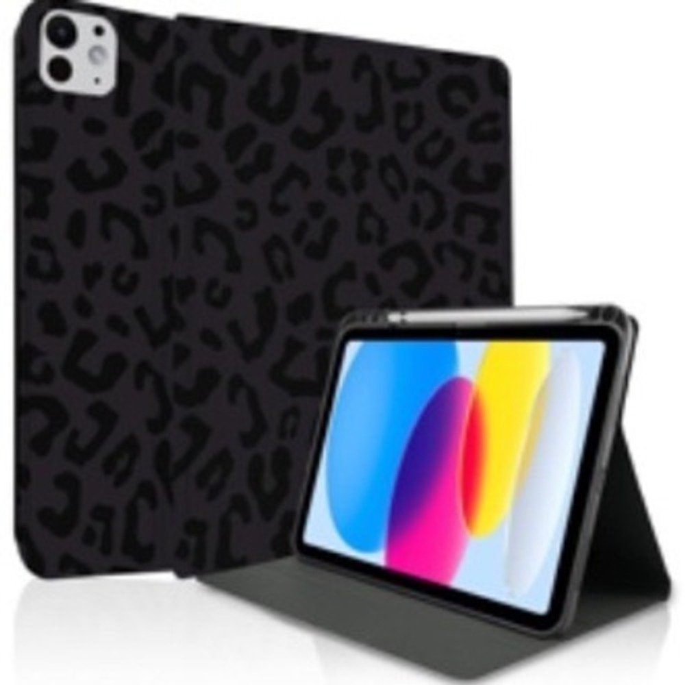 TopPerfekt iPad Pro 11 inch M4 2024 5th‎ Gen Leopard Print Case Stand
